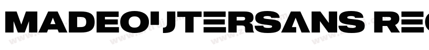 MADEOuterSans Regula字体转换 MADEOuterSans Regula字体转换
